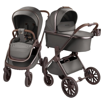 Коляска 2 в 1 Amarobaby Motus Premium Ecco Exclusive серый 01